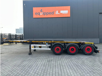 Konttialus/ Vaihtokuormatilat puoliperävaunu Burg 20FT ADR (EX/II, EX/III, FL, AT), Leergewicht: 3.690kg, SAF INTRADISC, 2x liftaxle, ALCOA, NL-Chassis, APK/ADR: 08-2025: kuva Konttialus/ Vaihtokuormatilat puoliperävaunu Burg 20FT ADR (EX/II, EX/III, FL, AT), Leergewicht: 3.690kg, SAF INTRADISC, 2x liftaxle, ALCOA, NL-Chassis, APK/ADR: 08-2025