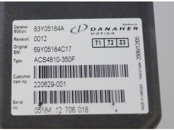 Ohjainyksikkö - Materiaalinkäsittely Toyota/BT 220629-001 | Danaher motion AC Superdrive motor controller 83Y05184A A Danaher motion AC Superdrive motor controller 83Y05184A ACS4810-350F Rev 0012 sn. 0518412706018: kuva Ohjainyksikkö - Materiaalinkäsittely Toyota/BT 220629-001 | Danaher motion AC Superdrive motor controller 83Y05184A A Danaher motion AC Superdrive motor controller 83Y05184A ACS4810-350F Rev 0012 sn. 0518412706018