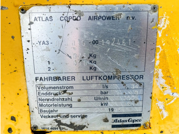 Ilmakompressori Atlas Copco XAS35DD (3961): kuva Ilmakompressori Atlas Copco XAS35DD (3961)