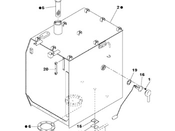 Polttoainetankki CASE