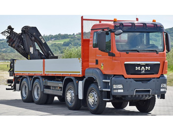 Nosturiauto, Lava-kuorma-auto MAN TGS 35.440 * HIAB 211 E-6 HIDUO +FUNK / 8x4: kuva Nosturiauto, Lava-kuorma-auto MAN TGS 35.440 * HIAB 211 E-6 HIDUO +FUNK / 8x4