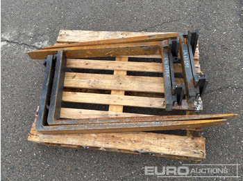 Rakennustarvikkeet Pallet Forks 1200mm (4 of): kuva Rakennustarvikkeet Pallet Forks 1200mm (4 of)