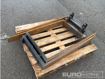 Rakennustarvikkeet Pallet Forks 1200mm (4 of): kuva Rakennustarvikkeet Pallet Forks 1200mm (4 of)