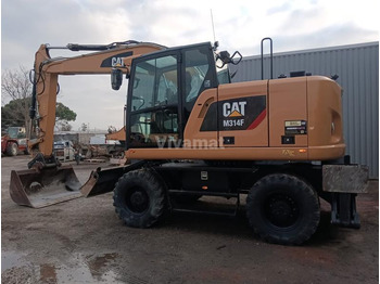 Pyöräalustainen kaivinkone CATERPILLAR M314F