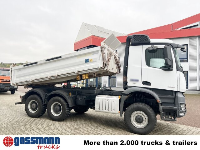 Kippiauto kuorma-auto Mercedes-Benz Arocs 3342-45 AK 6x6, Grounder, Einzelbereifung: kuva Kippiauto kuorma-auto Mercedes-Benz Arocs 3342-45 AK 6x6, Grounder, Einzelbereifung