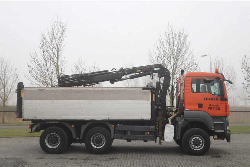 Nosturiauto MAN TGS 33.440 6X6 | 2 SIDE TIPPER | ATLAS 165.2 | GRAB | BIG AXLES: kuva Nosturiauto MAN TGS 33.440 6X6 | 2 SIDE TIPPER | ATLAS 165.2 | GRAB | BIG AXLES