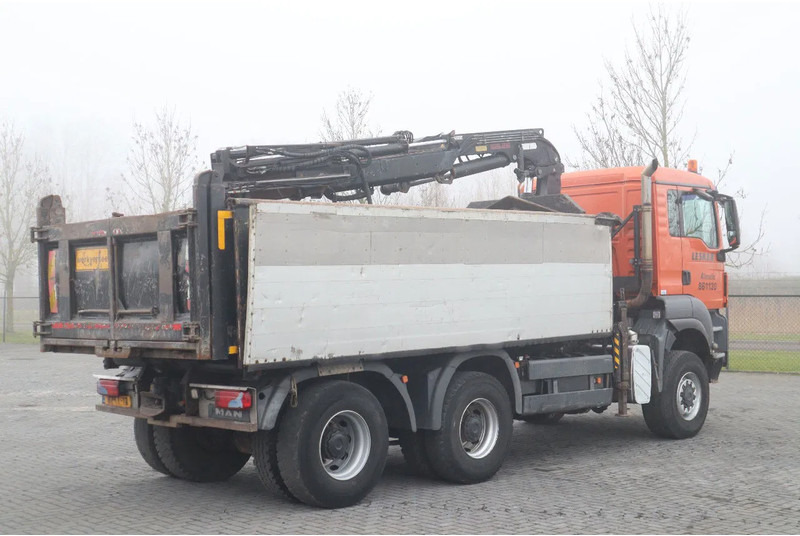 Nosturiauto MAN TGS 33.440 6X6 | 2 SIDE TIPPER | ATLAS 165.2 | GRAB | BIG AXLES: kuva Nosturiauto MAN TGS 33.440 6X6 | 2 SIDE TIPPER | ATLAS 165.2 | GRAB | BIG AXLES