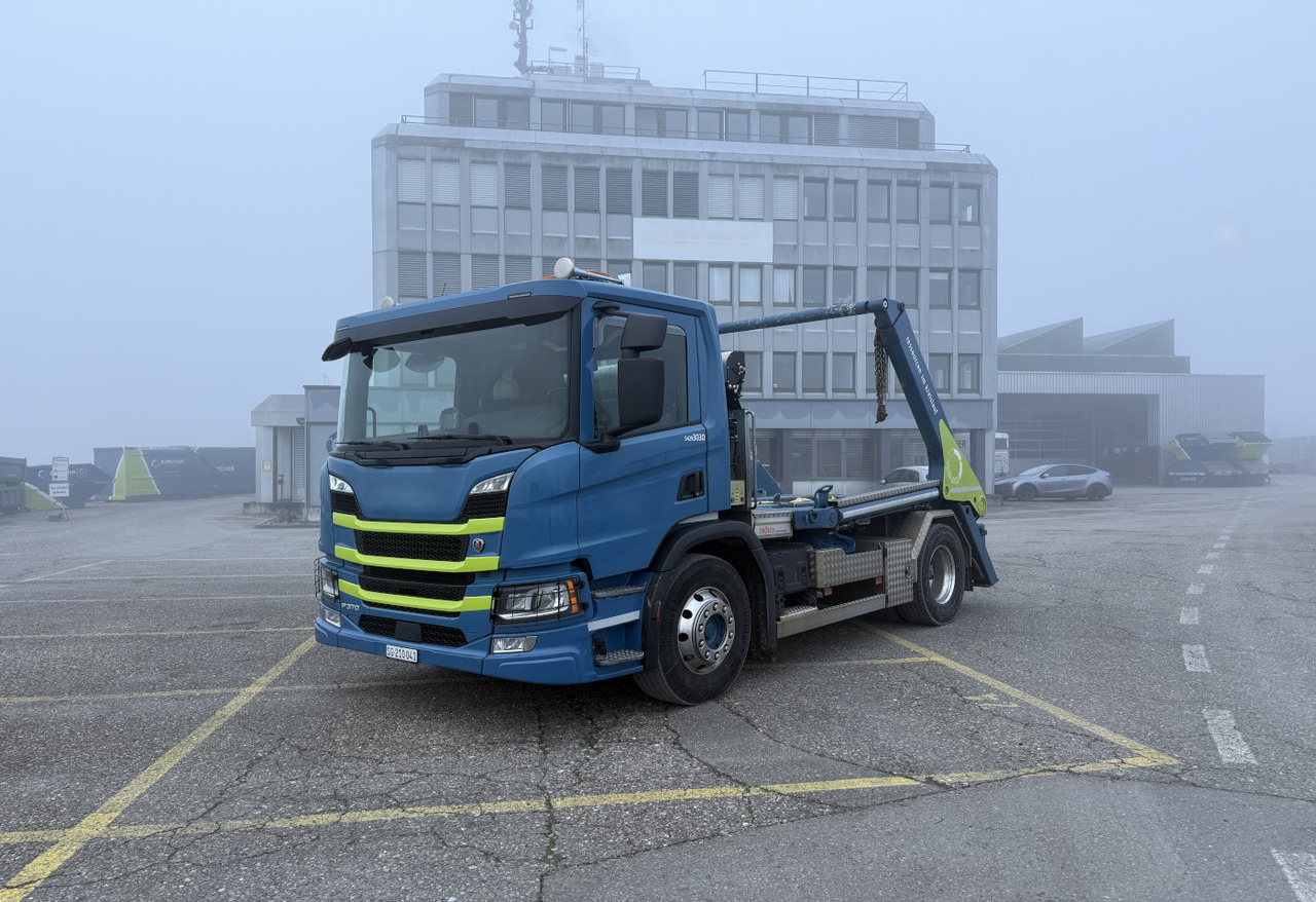 Nostovarsi-vaihtolavakuorma kuorma-auto 2021 Scania P370 / 4×2 Welaki: kuva Nostovarsi-vaihtolavakuorma kuorma-auto 2021 Scania P370 / 4×2 Welaki