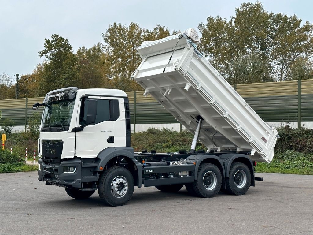 Uusi Kippiauto kuorma-auto MAN TGS 33.440 6x4 /Euro6 3-Seiten-Kipper EuromixMTP: kuva Uusi Kippiauto kuorma-auto MAN TGS 33.440 6x4 /Euro6 3-Seiten-Kipper EuromixMTP