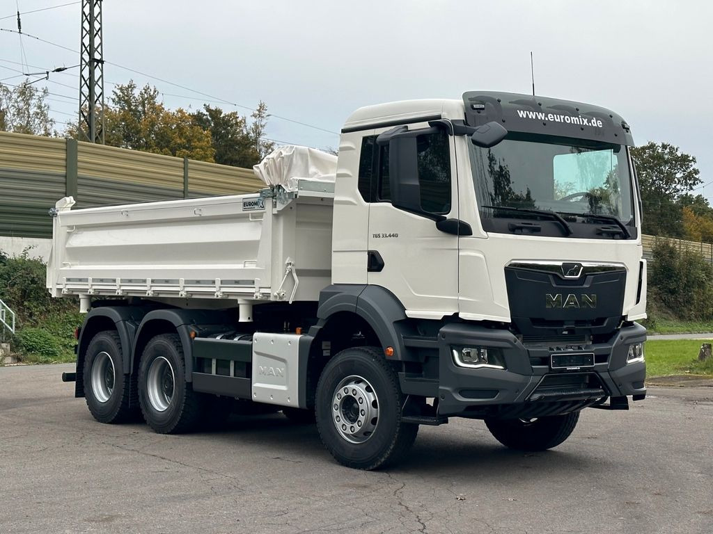 Uusi Kippiauto kuorma-auto MAN TGS 33.440 6x4 /Euro6 3-Seiten-Kipper EuromixMTP: kuva Uusi Kippiauto kuorma-auto MAN TGS 33.440 6x4 /Euro6 3-Seiten-Kipper EuromixMTP