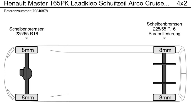 Uusi Pressukapelli tavara-auto Renault Master 165PK Laadklep Schuifzeil Airco Cruise Bakwagen Meubelbak Zeilenwagen Schuifzeilen Plane 22m3 Airco Cruise control: kuva Uusi Pressukapelli tavara-auto Renault Master 165PK Laadklep Schuifzeil Airco Cruise Bakwagen Meubelbak Zeilenwagen Schuifzeilen Plane 22m3 Airco Cruise control