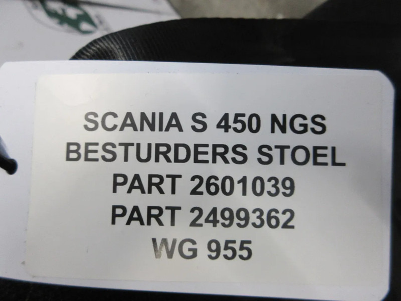 Istuin - Kuorma-auto Scania 2601039 // 2499362 // 2474716 STOELEN SET S 450 NGS MODEL 2020: kuva Istuin - Kuorma-auto Scania 2601039 // 2499362 // 2474716 STOELEN SET S 450 NGS MODEL 2020