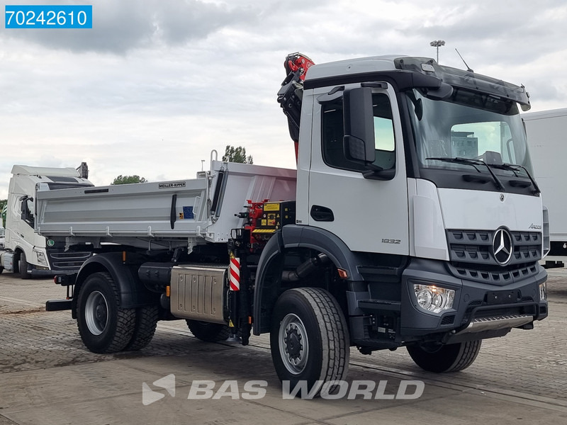 Leasing Mercedes-Benz Arocs 1832 4X4 Fassi F120B Kran Crane Meiller 3-Seiten Big-Axle Navi Mercedes-Benz Arocs 1832 4X4 Fassi F120B Kran Crane Meiller 3-Seiten Big-Axle Navi: kuva Leasing Mercedes-Benz Arocs 1832 4X4 Fassi F120B Kran Crane Meiller 3-Seiten Big-Axle Navi Mercedes-Benz Arocs 1832 4X4 Fassi F120B Kran Crane Meiller 3-Seiten Big-Axle Navi