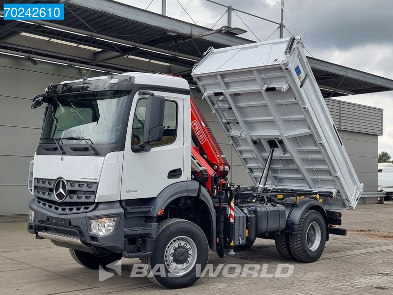 Leasing Mercedes-Benz Arocs 1832 4X4 Fassi F120B Kran Crane Meiller 3-Seiten Big-Axle Navi Mercedes-Benz Arocs 1832 4X4 Fassi F120B Kran Crane Meiller 3-Seiten Big-Axle Navi: kuva Leasing Mercedes-Benz Arocs 1832 4X4 Fassi F120B Kran Crane Meiller 3-Seiten Big-Axle Navi Mercedes-Benz Arocs 1832 4X4 Fassi F120B Kran Crane Meiller 3-Seiten Big-Axle Navi