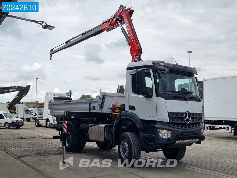 Leasing Mercedes-Benz Arocs 1832 4X4 Fassi F120B Kran Crane Meiller 3-Seiten Big-Axle Navi Mercedes-Benz Arocs 1832 4X4 Fassi F120B Kran Crane Meiller 3-Seiten Big-Axle Navi: kuva Leasing Mercedes-Benz Arocs 1832 4X4 Fassi F120B Kran Crane Meiller 3-Seiten Big-Axle Navi Mercedes-Benz Arocs 1832 4X4 Fassi F120B Kran Crane Meiller 3-Seiten Big-Axle Navi