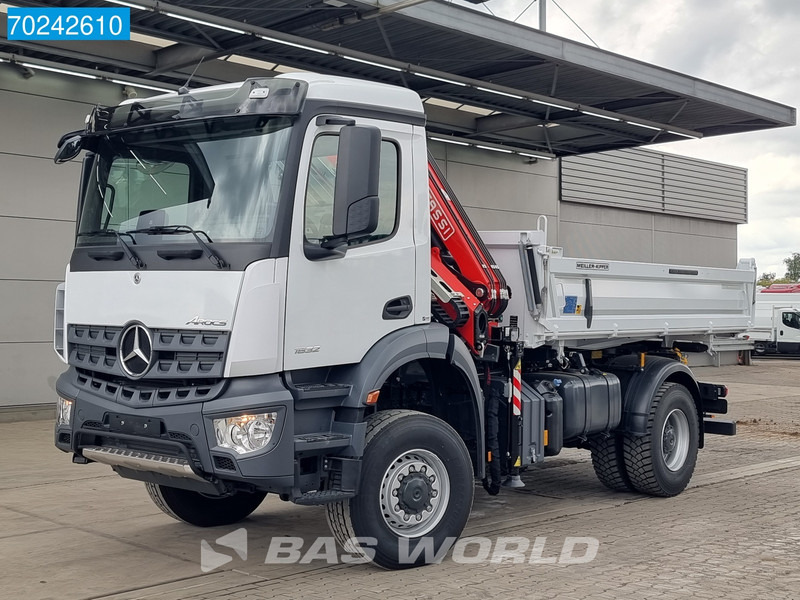 Leasing Mercedes-Benz Arocs 1832 4X4 Fassi F120B Kran Crane Meiller 3-Seiten Big-Axle Navi Mercedes-Benz Arocs 1832 4X4 Fassi F120B Kran Crane Meiller 3-Seiten Big-Axle Navi: kuva Leasing Mercedes-Benz Arocs 1832 4X4 Fassi F120B Kran Crane Meiller 3-Seiten Big-Axle Navi Mercedes-Benz Arocs 1832 4X4 Fassi F120B Kran Crane Meiller 3-Seiten Big-Axle Navi