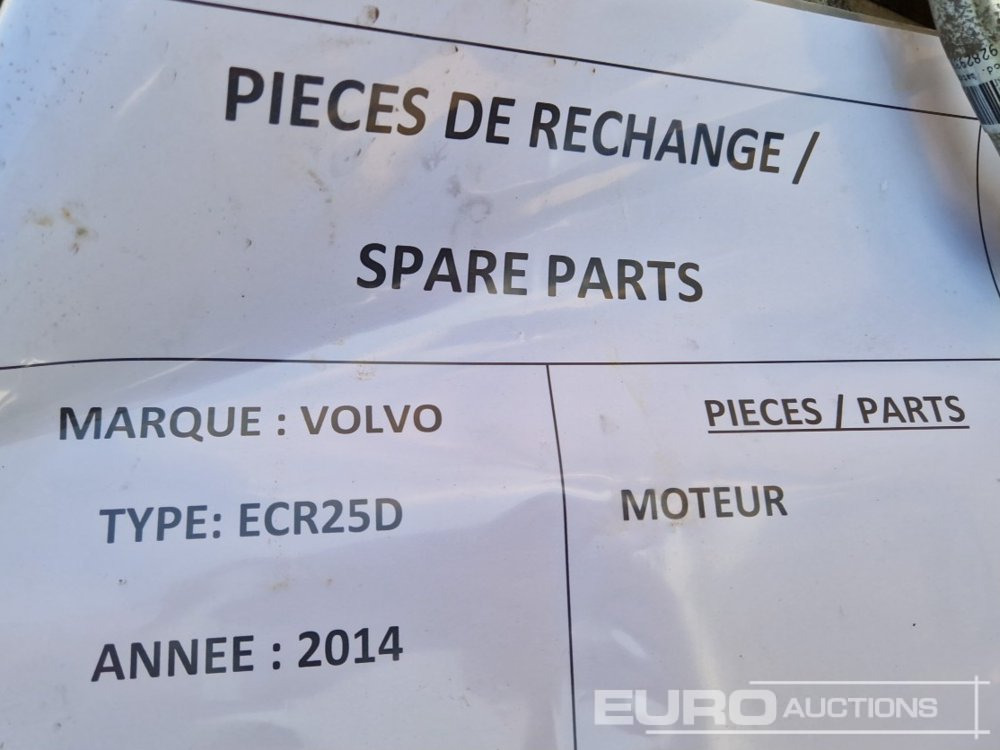 Moottori Volvo 3 Cylinder Diesel Engine to fit Volvo ECR25D: kuva Moottori Volvo 3 Cylinder Diesel Engine to fit Volvo ECR25D