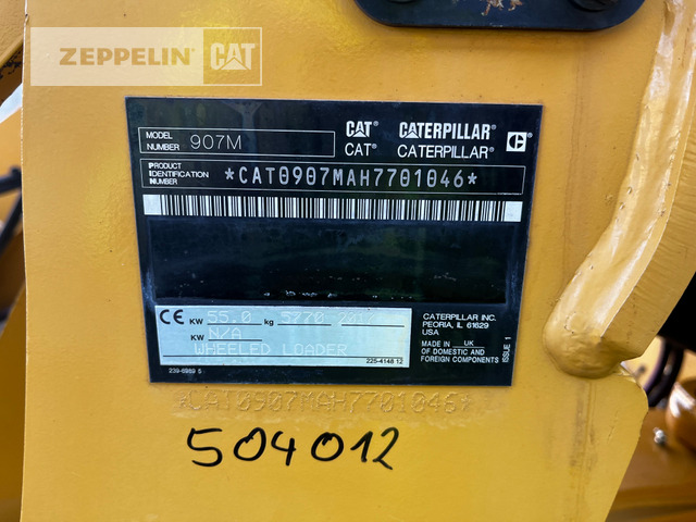 Pyöräkuormaaja Cat 907M: kuva Pyöräkuormaaja Cat 907M